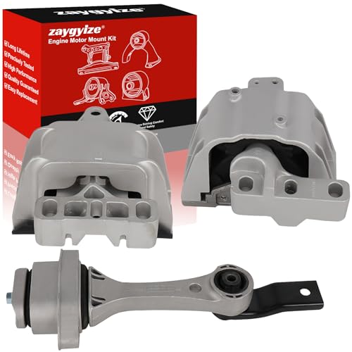 zaygyize 3PCS Engine Motor Mount and Transmission Mount Set Compatible with Volkswagen VW Jetta 19992005 for Golf 19992006 for Beetle 19992005 L4 18L 19L 20L Replace A6929A6930A6935 - Image 1