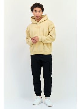 Originals by Brooklyn Cloth Men Sportswear Fit Long Sleeve Outdoor Hoodie, Tan  - Image 3
