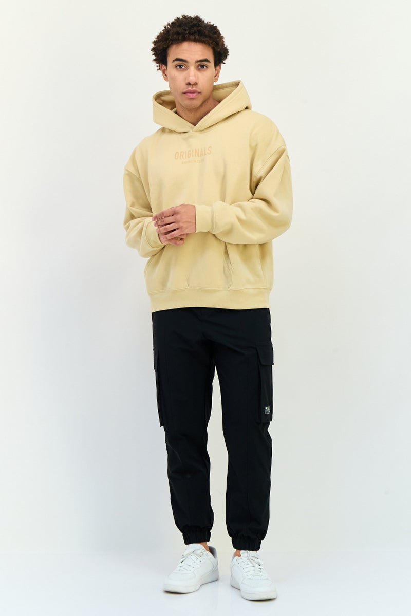 Originals by Brooklyn Cloth Men Sportswear Fit Long Sleeve Outdoor Hoodie, Tan - Image 3