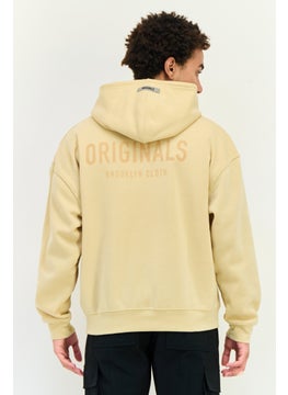 Originals by Brooklyn Cloth Men Sportswear Fit Long Sleeve Outdoor Hoodie, Tan  - Image 2