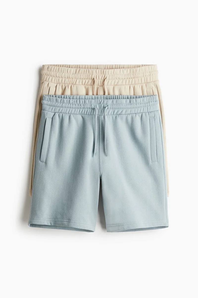 H&M 2-Pack Regular Fit Sweatshorts