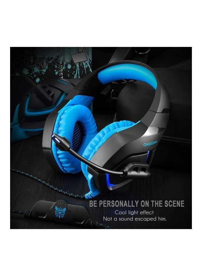 NIBEMINENT K1-B PC Gaming Headset Bass Headphones Mic - Image 5