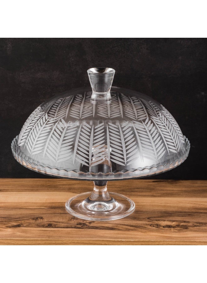 باساباش ✨ أناقة التقديم تبدأ من هنا — غطاء تقديم الحلويات الزجاجي من Pasabahce، لمسة فخامة على كل طاولة! ✨ - Image 1