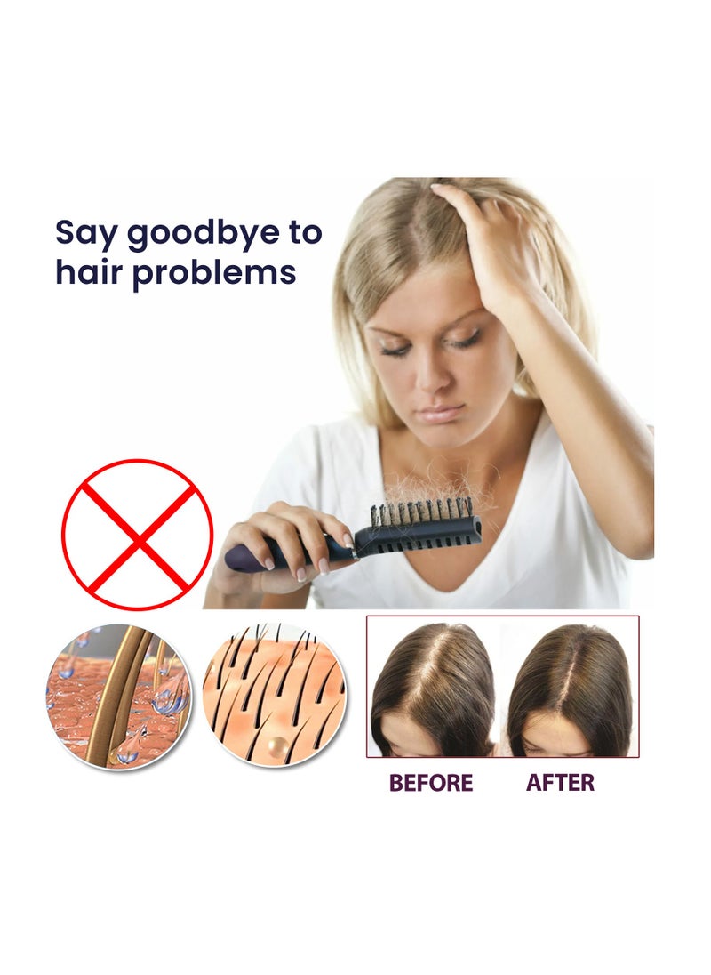 OUHOE - Hair Growth Spray for Nourishing Hair Growth Supple Black Set of 2Pcs - Image 1