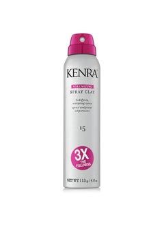 Kenra Professional Kenra Volumizing Spray Clay 15 | Bodifying, Fullness Spray | 3X The Fullness | Medium Hold | Provides Texture & Volume With A Long-Lasting Finish | All Hair Types | 4 oz 