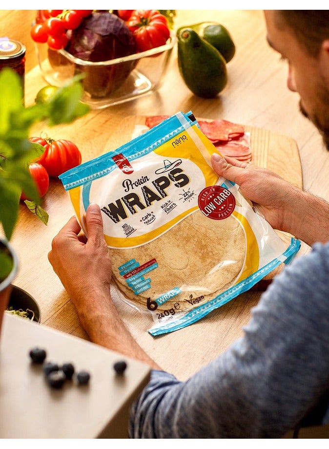 NanoSupps Protein Wrap Tortilla High Protein Vegan Keto (6 Warps) - Image 3