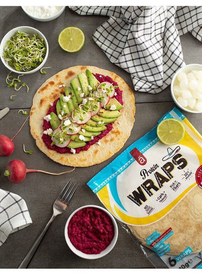 NanoSupps Protein Wrap Tortilla High Protein Vegan Keto (6 Warps) - Image 5