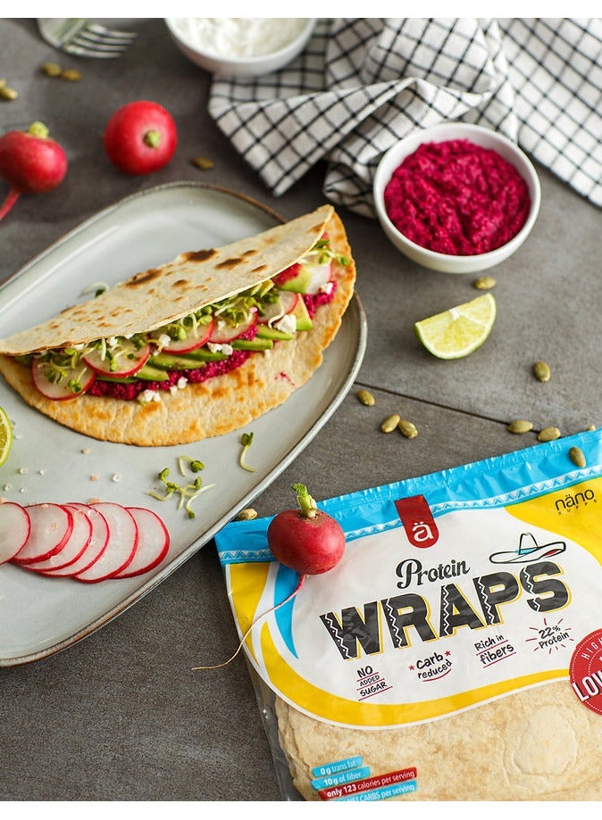 NanoSupps Protein Wrap Tortilla High Protein Vegan Keto (6 Warps) - Image 4