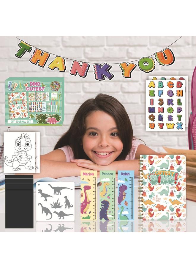 Bluejw Cross Border DIY JOURNAL SET Cartoon Dinosaur Theme Sticker Children's Diary Scrapbook Hand Ledger Suit - Image 3