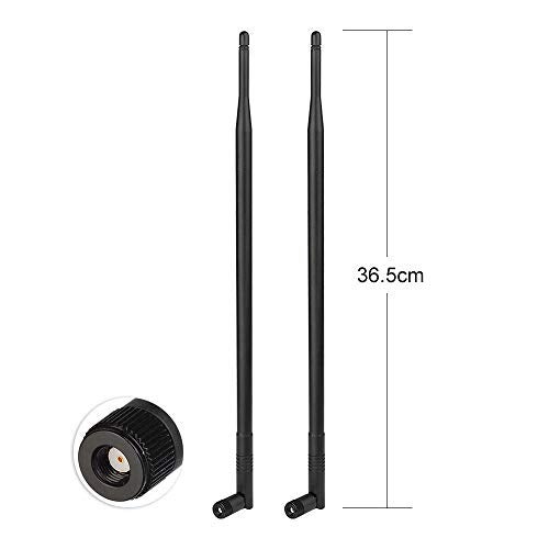 Superbat 9dBi Dual Band WiFi Antenna 2.4GHz 5GHz 5.8GHz MIMO RP-SMA Bluetooth Antenna for WiFi Router Wireless Network Card Security IP Camera Video Surveillance Monitor - Image 3