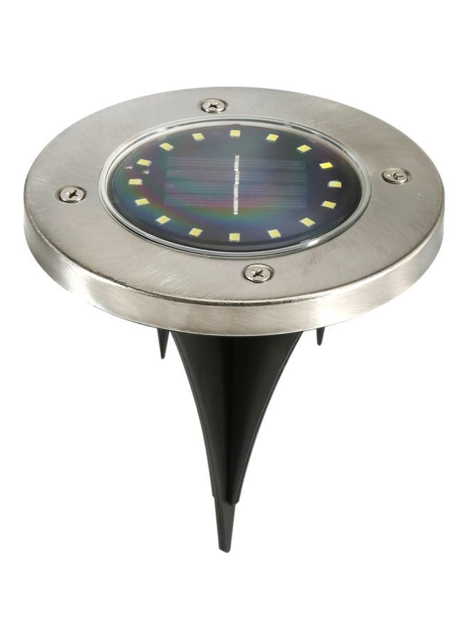 نيبمينينت مصباح LED أرضي يعمل بالطاقة الشمسية أسود/ فضي 115x126مم - Image 1