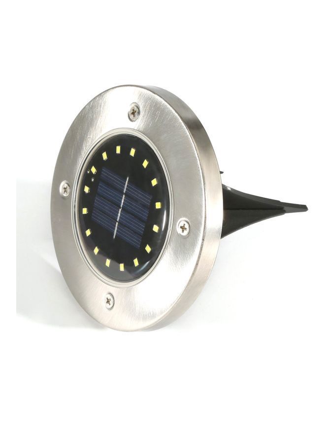 نيبمينينت مصباح LED أرضي يعمل بالطاقة الشمسية أسود/ فضي 115x126مم - Image 3