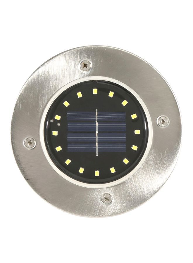 نيبمينينت مصباح LED أرضي يعمل بالطاقة الشمسية أسود/ فضي 115x126مم - Image 2