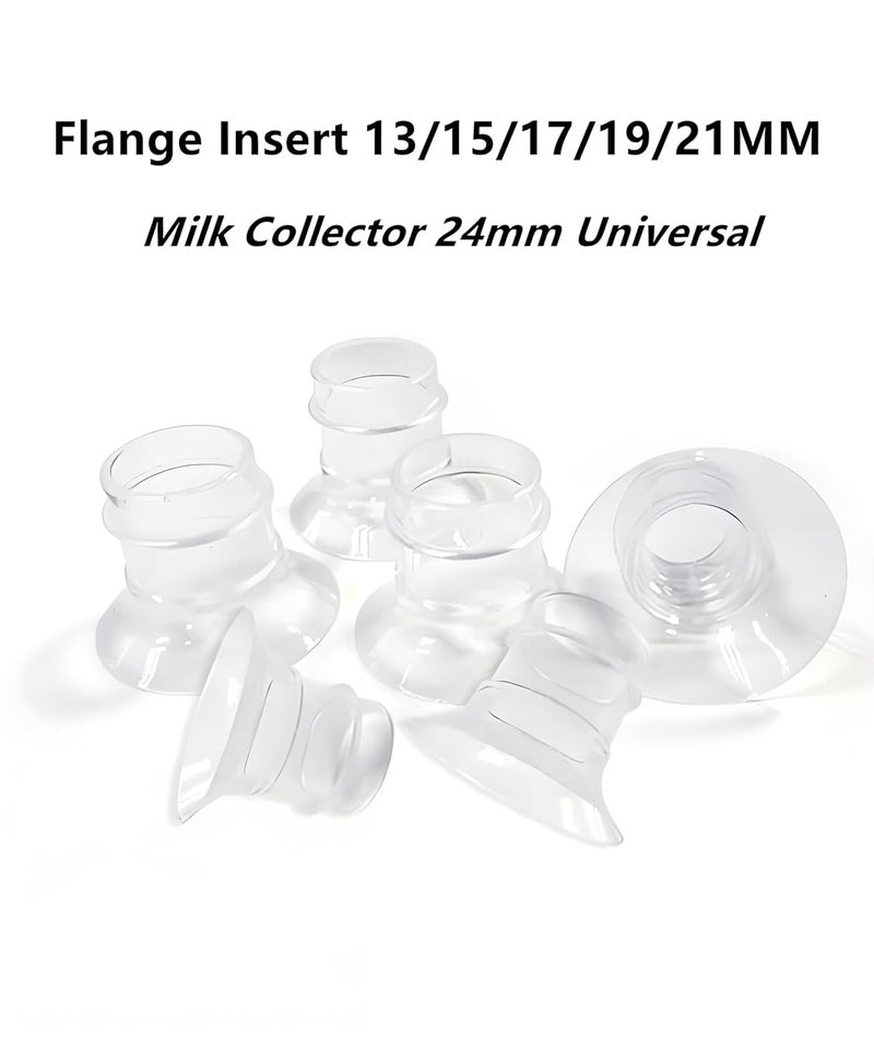 QuickHaven 10pcs Flange Insert for Breast Pump, Flange Size for Breast Pump, Flange for Breast Pump Multi-Size Flange Set for Comfortable Pumping, Ideal Breast Pump Accessories for Nursing Mothers - Image 4