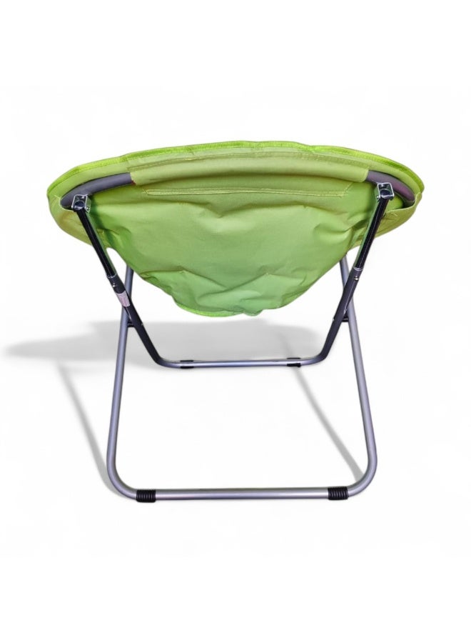 Green Pattern Cocoon Folding Chair - Image 3