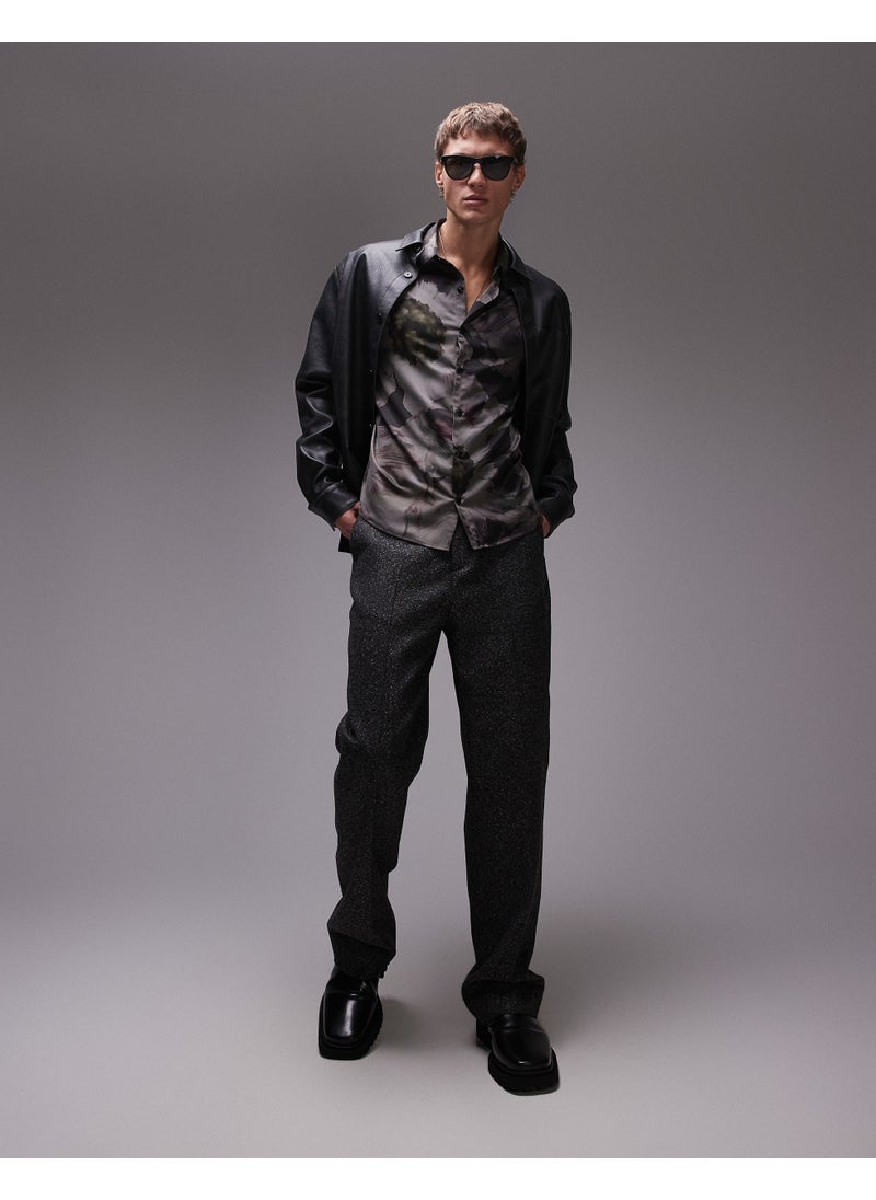 TOPMAN Long Sleeve Floral Printed Shirt  - Image 4