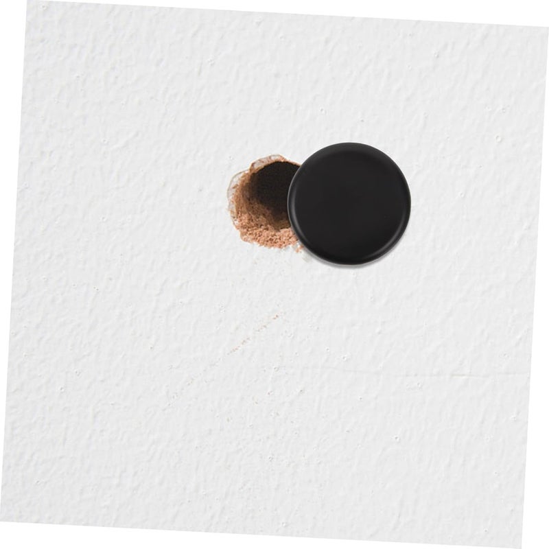 Ciieeo 2pcs Decorative Wall Hole Covers Easy Paste Installation for Drywall Tile Round Shape Stylish Black Design for Concealing Unsightly Openings - Image 5