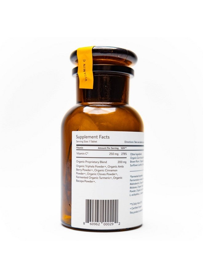 Movita Movita Fermented Vitamin C 250mg - Immunity Booster, Antioxidant Protection, Aids Collagen Synthesis & Iron Absorption - Organic, Vegan, Gluten-Free, Non-GMO - 30-Day Supply (Glass Bottle) - Image 3
