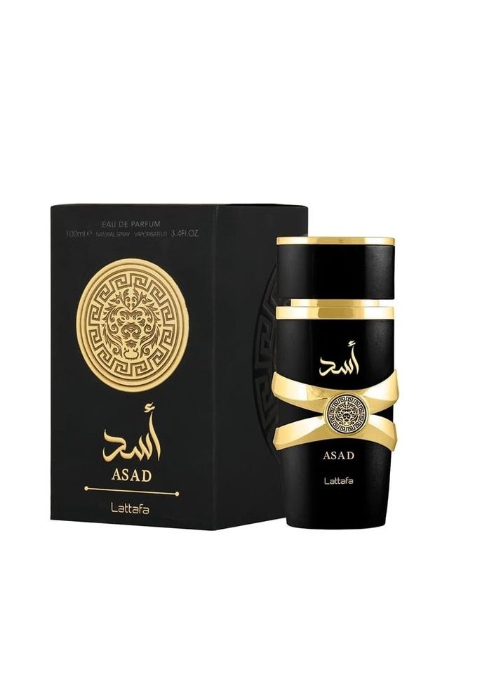 لطافة عطر اسد 100 مل للرجال من لطافه - Image 2