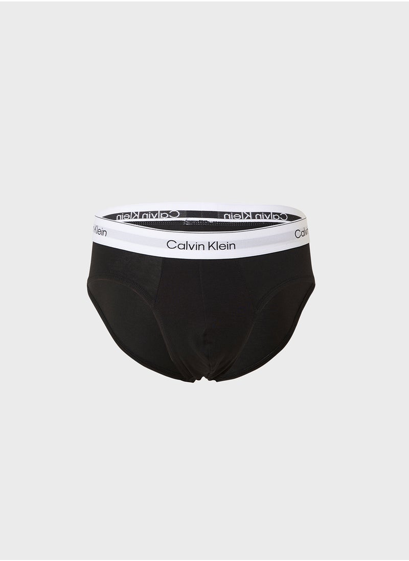 CALVIN KLEIN - Icon Cotton Stretch Hip Brief - 3 Pack - Image 1