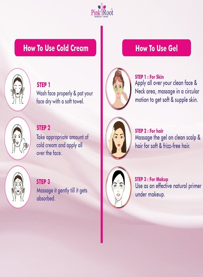 Pink Root Cocoa Butter Cold Cream 500gm with De-Tan Gel 500gm - Image 4