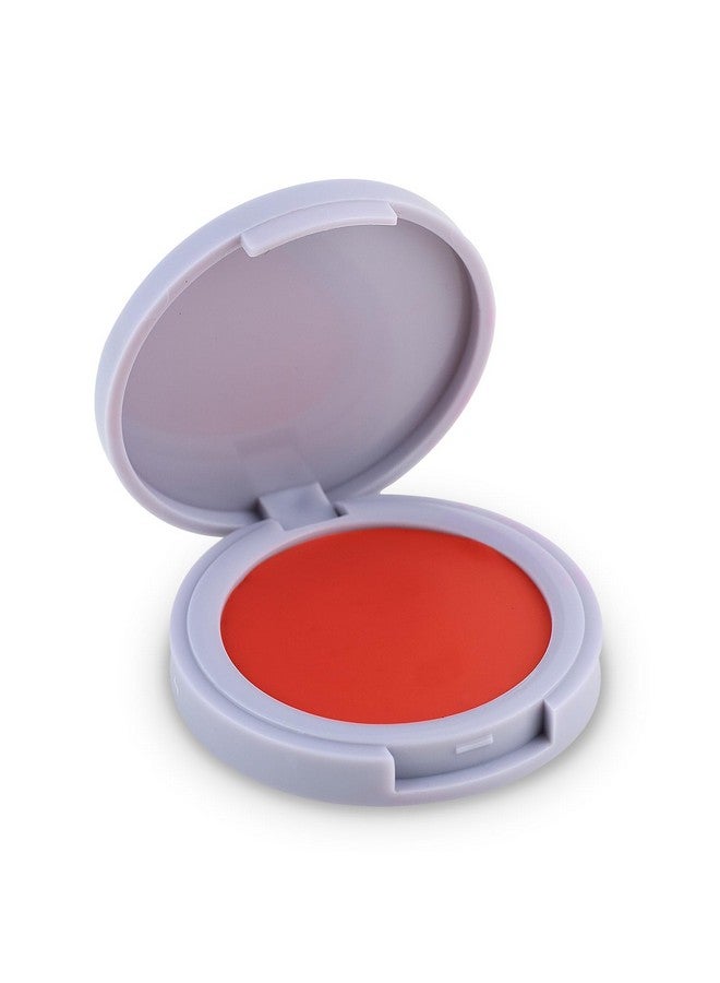Clover Pressed Silk Blushing Balm ; Natural Looking Blush Glowing Skin Easy To Blend ; Cruelty Free & Vegan Cream Blush For Cheeks (Juiced) - Image 1