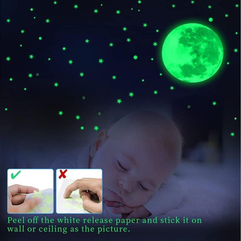 AMURTH Glow in The Dark Stars for Ceiling,Star Decorations for Bedroom,Kids Boys Girls Room Decor,Wall Stickers for Bedroom,Play Room,Wall Decorations,Best Birthday Gift - Image 5