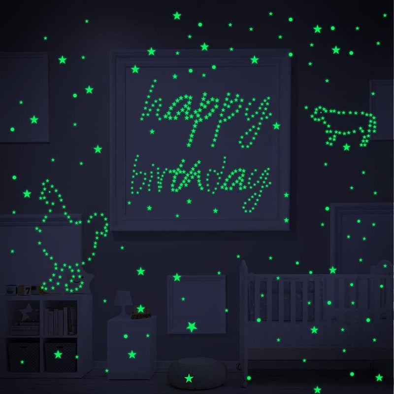 AMURTH Glow in The Dark Stars for Ceiling,Star Decorations for Bedroom,Kids Boys Girls Room Decor,Wall Stickers for Bedroom,Play Room,Wall Decorations,Best Birthday Gift - Image 4