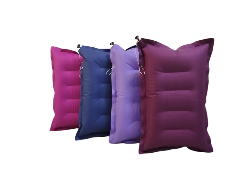 RAV Pack of 2 Double Color Soft Fabric Air Pillow Color As per Available - Image 2