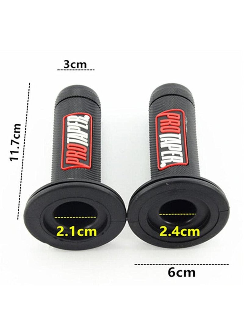 nookly 10 color Handlebar Grip Gel Brake Handle Rubber for 7/8 Motorcycle For CRF EXC YZF Protaper Pro taper Motocross Dirt Pit-Black - Image 2