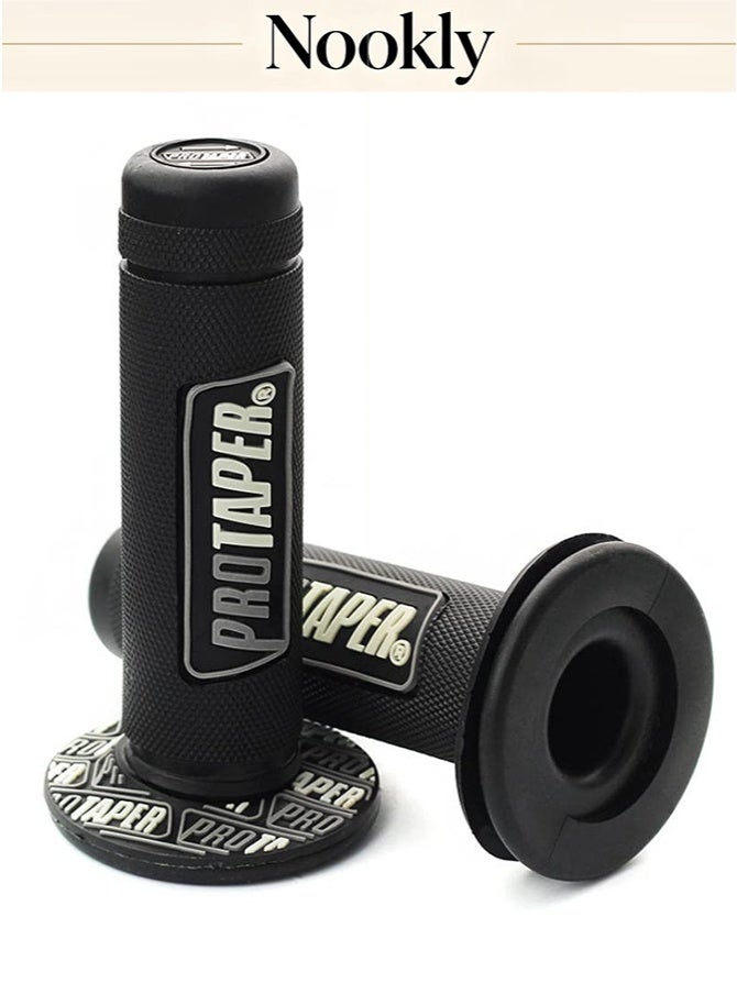 nookly 10 color Handlebar Grip Gel Brake Handle Rubber for 7/8 Motorcycle For CRF EXC YZF Protaper Pro taper Motocross Dirt Pit-Black - Image 1