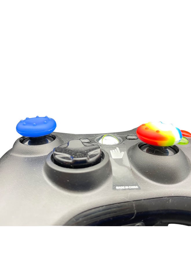 general Xbox360 Key Cap P5 P4 8-point Joystick Cap Xbox Game Controller Silicone Digital Computer/game Console Protective Case-Product Color:Orange - Image 4