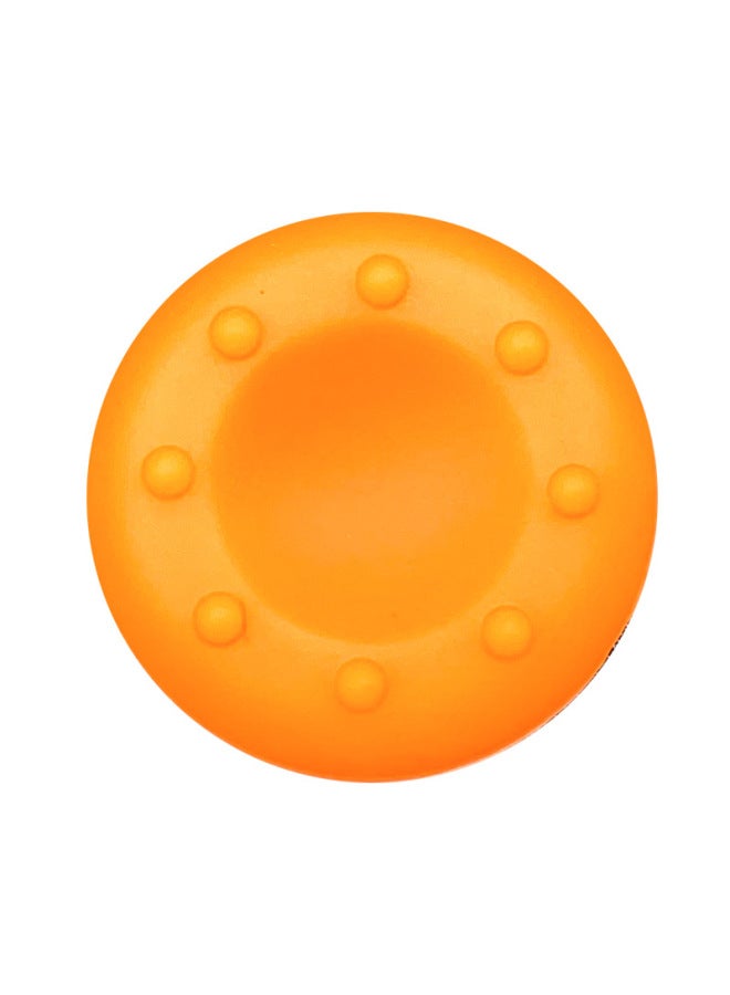 general Xbox360 Key Cap P5 P4 8-point Joystick Cap Xbox Game Controller Silicone Digital Computer/game Console Protective Case-Product Color:Orange - Image 1