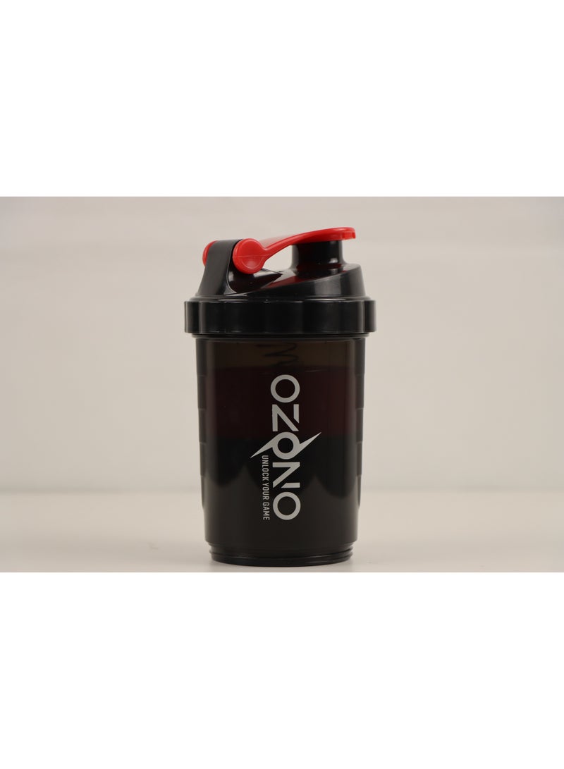 Ozono 3 Layer, protein shaker bottle 500ML, Red - Image 3