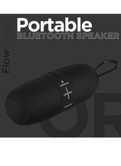 Volkano Volkano Flow Series Portable Bluetooth Speaker With IPX5 Waterproof-Black  - Image 3