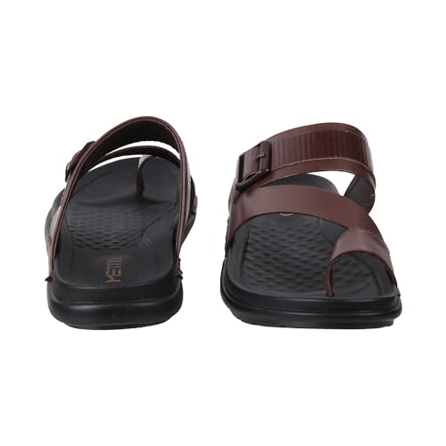 Metro Men Brown Casual Synthetic Sandals Uk/8 Eu/42 (16-285) - Image 5