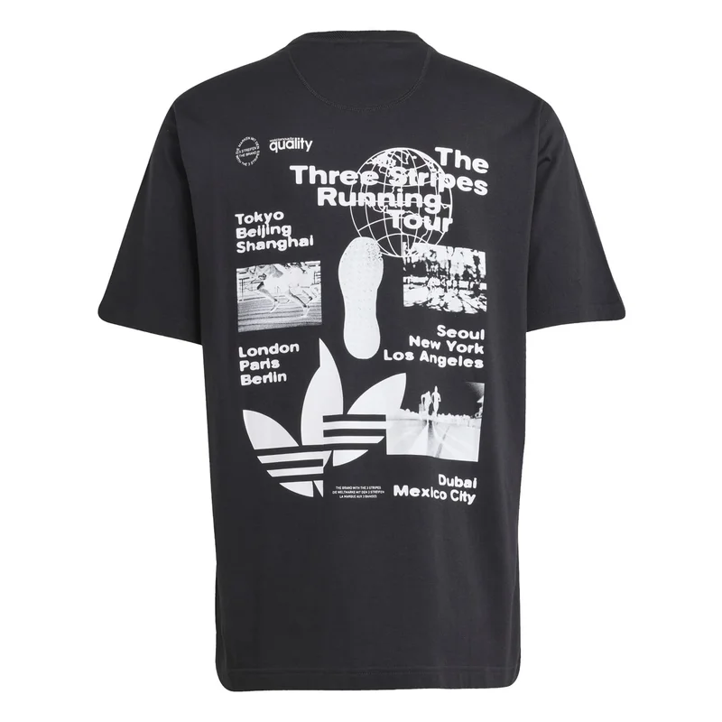 adidas تيشيرت رجالي SP POSTER GFX T أسود أوريجينالز