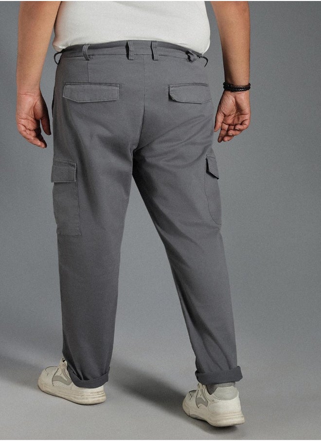 HIGH STAR - Men Charcoal Trousers - Image 1