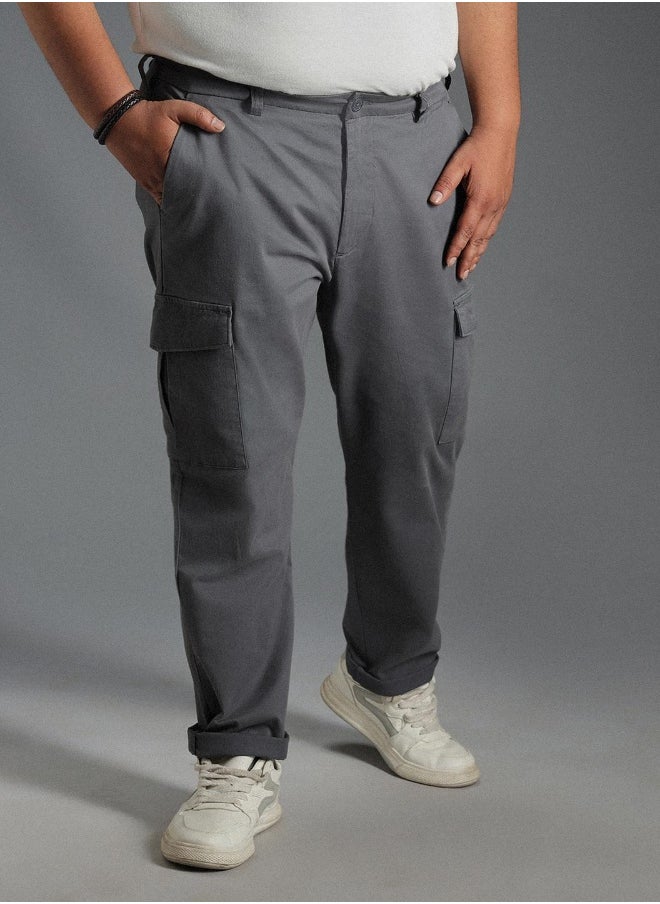 HIGH STAR - Men Charcoal Trousers - Image 1