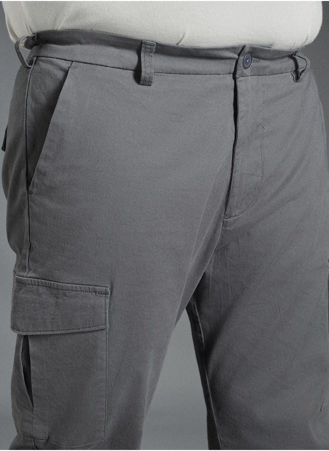 HIGH STAR - Men Charcoal Trousers - Image 1