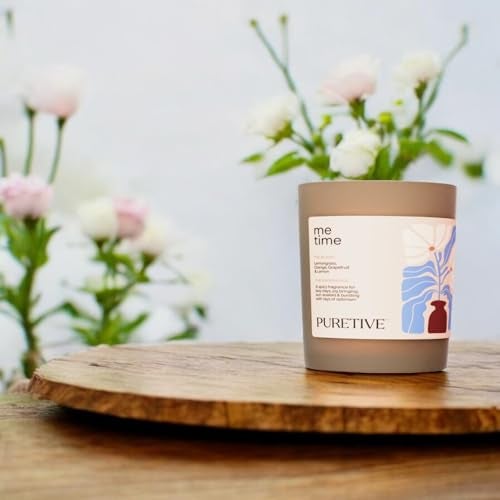 PURETIVE Serene Collection | 4 Mini Candles Gift Set | Home Decor | Aromatherapy Scented Candles | Perfect Birthday & Anniversary Gift for Friends & Family I Valentine's Day Gift - Image 4