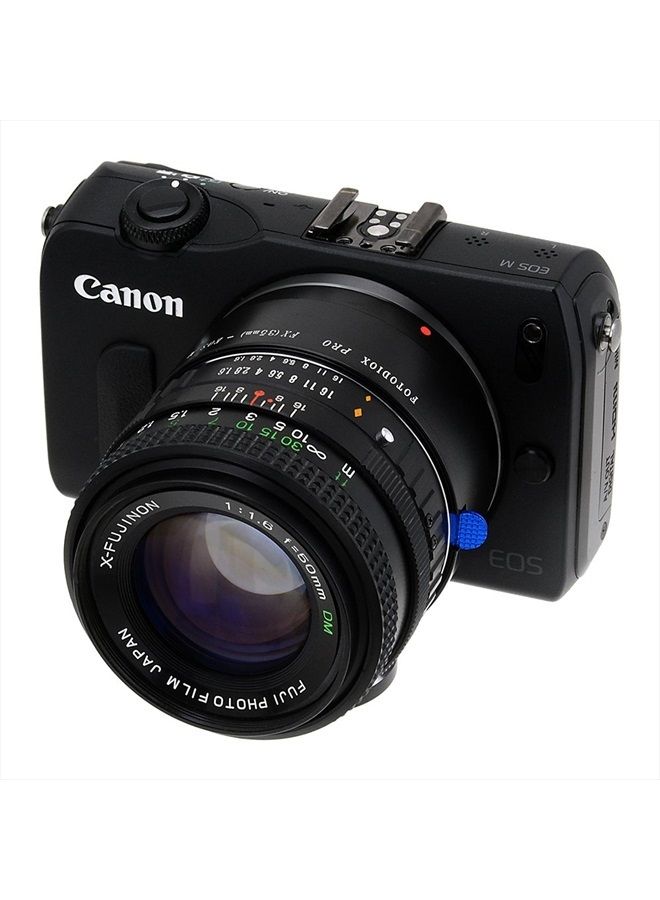 Fotodiox Lens Mount Adapter - Fuji Fujica X-Mount 35mm (FX35) SLR Lens to Canon EOS M (EF-m Mount) Camera Bodies; fits EOS M, M2 Digital Mirrorless Camera - Image 5