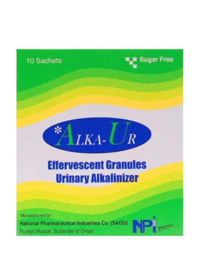 ألكا-ور حبيبات فوارة قلوية للبول، 20 كيسًا، 10 أكياس