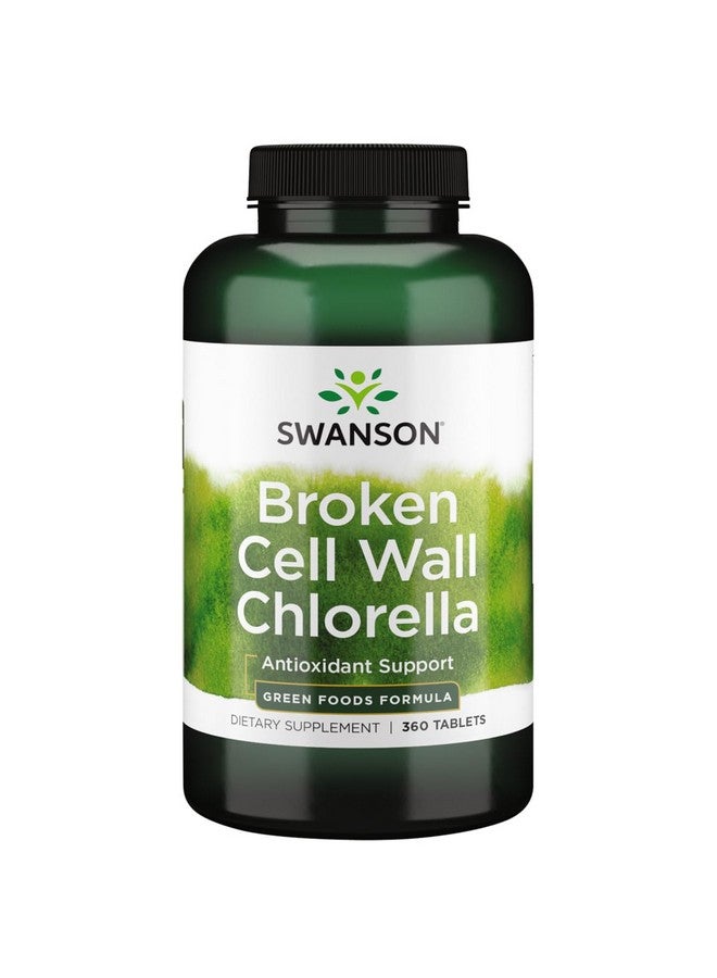 SWANSON سوانسون كلوريلا جدار خلية مكسور 500 ملليجرام 360 قرص - Image 1