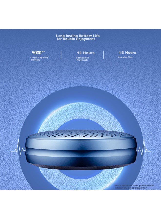E1 Portable Bluetooth Speaker, Long Battery Life, Outdoor Mini Speaker, Waterproof Design, Desktop Speaker, Midnight Blue