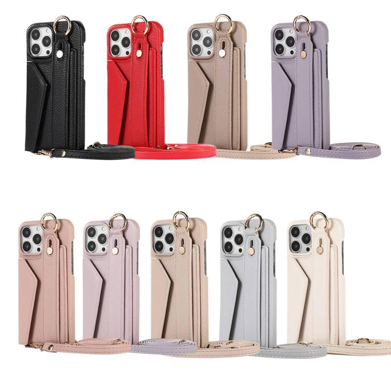 Drop Protection iPhone 14 Leather , Cover for 14 Plus 14 Pro 14 Pro Max , , Black for Daily Use - Image 2