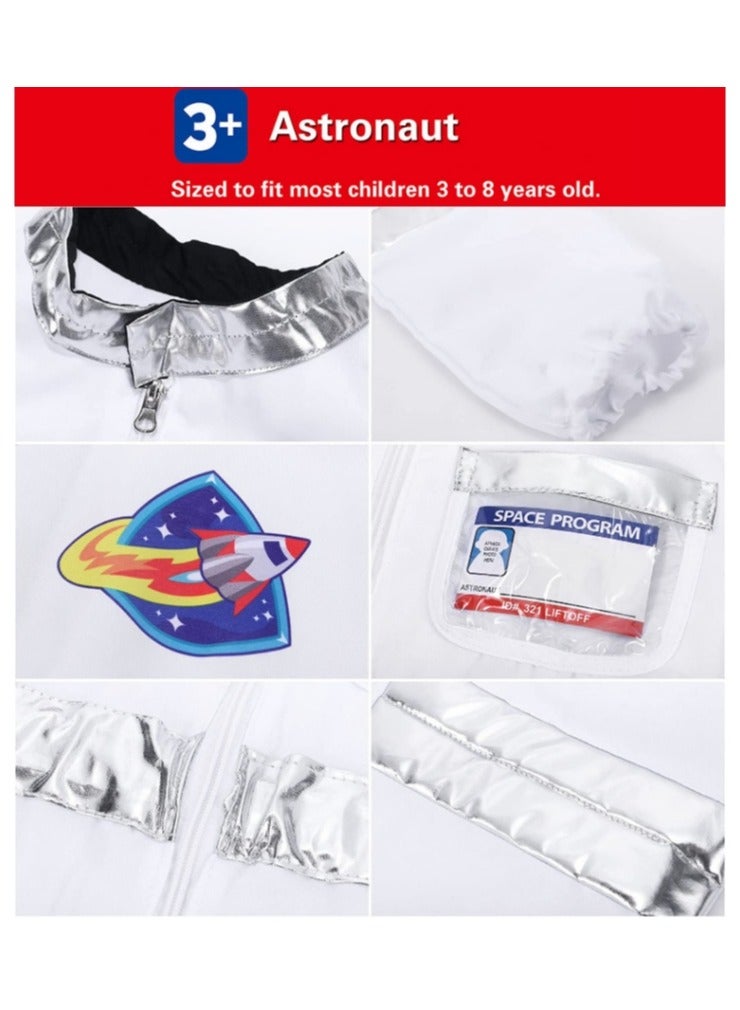 general Kids Astronaut Space Costume Space Costume Dress Up Cosplay Set for Kids 4-7 years old - Image 2