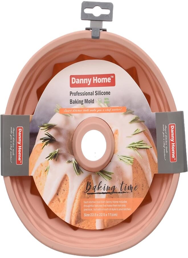 Danny Home - Danny Home DH3421 High Quality Silicone Non-Stick Baking Mold 22.5 * 22.5 * 11cm - Multi Color - Image 1