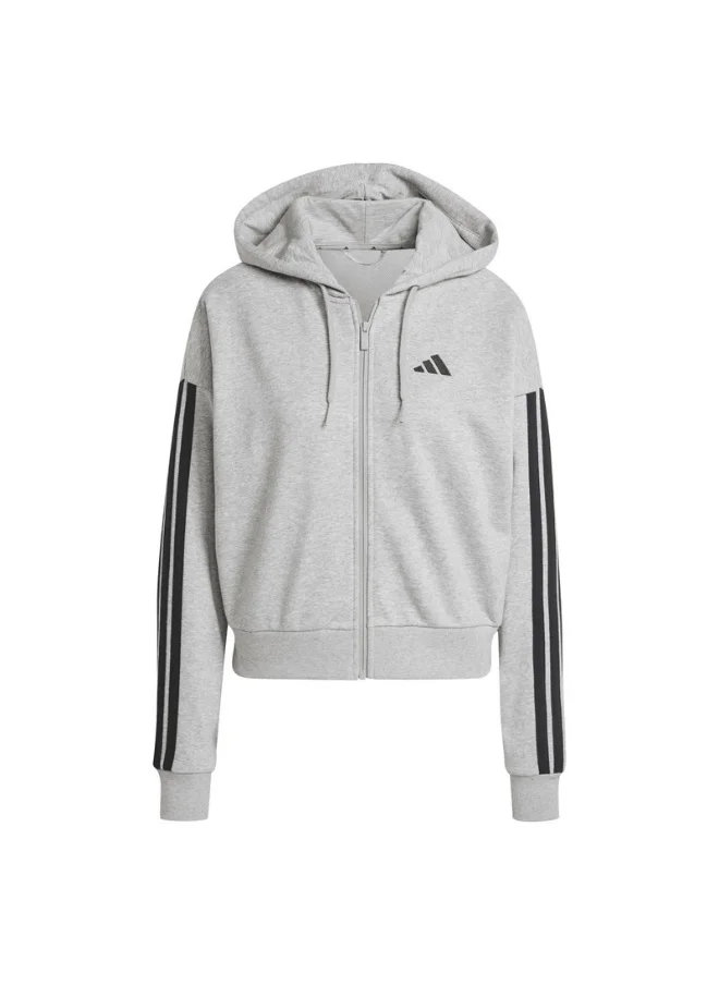 Adidas adidas W 3S FT FZ HD Grey Training TRACK TOPS for Women - 2XS
