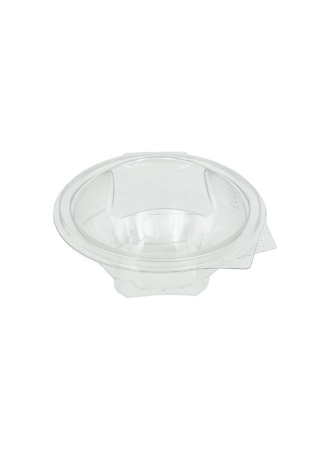 IDEAL PACK أوعية زهور شفافة بمفصل – 12 أونصة | 10 قطع | حاويات بلاستيكية قابلة للتصرف مع غطاء محكم | رائعة للطعام الجاهز، الحلويات، الوجبات الخفيفة وخدمات التموين - Image 2